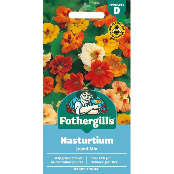 Fothergill's Nasturtium Jewel Mixed Seeds