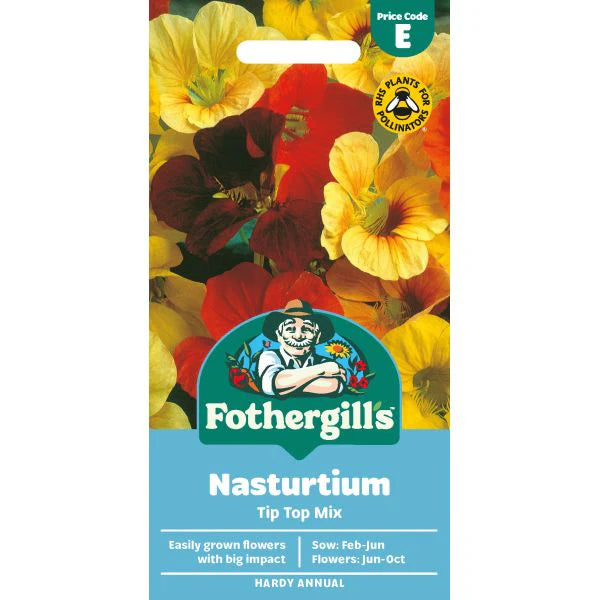 Fothergill's Nasturtium Tip Top Mixed Seeds