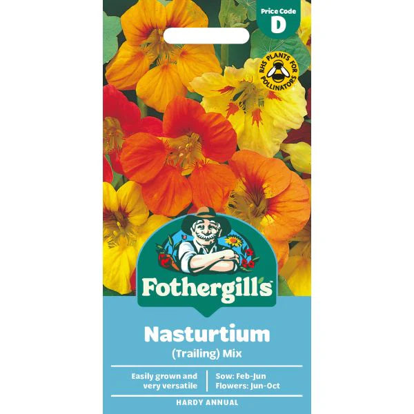 Fothergill's Nasturtium Trailing Mixed Seeds