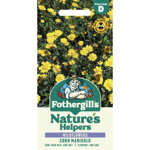 Fothergill's Nature's Helpers Corn Marigold Wildflower Seeds