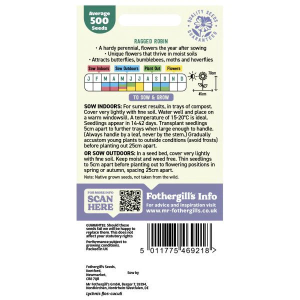 Fothergill's Nature's Helpers Ragged Robin Seeds