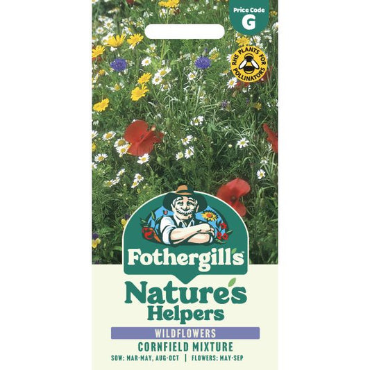 Fothergill's Nature's Helpers Wildflower Cornfield Mixture Seeds