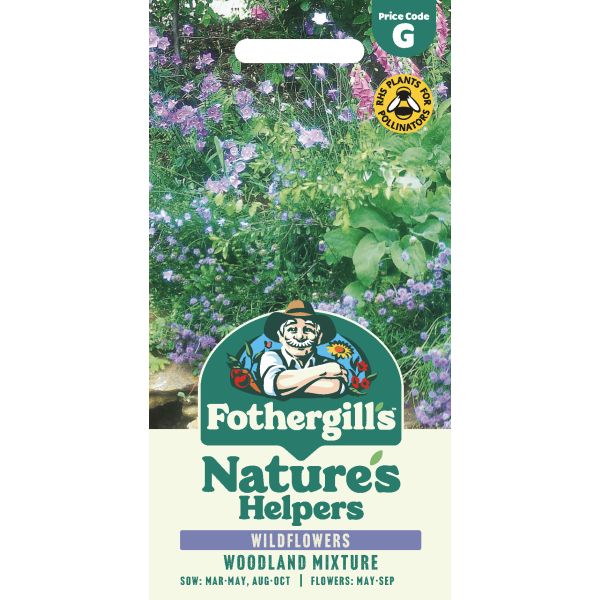 Fothergill's Nature's Helpers Wildflower Woodland Mixture Seeds