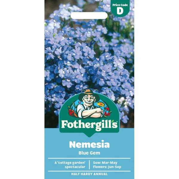 Fothergill's Nemesia Blue Gem Seeds