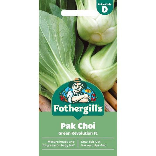 Fothergill's Pak Choi Green Revolution F1 Seeds