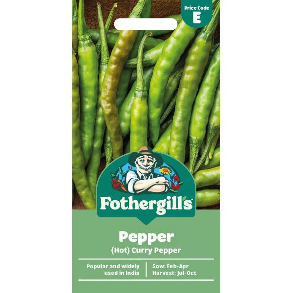 Fothergill's Pepper Hot Curry Pepper F1 Seeds