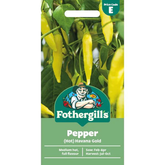 Fothergill's Pepper Hot Havana Gold Seeds