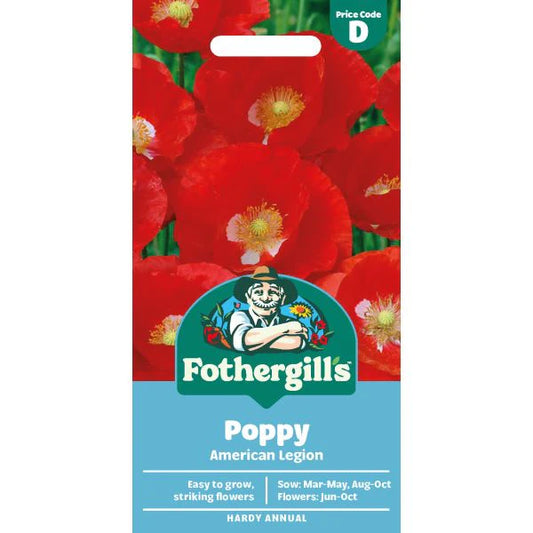 Fothergill's Poppy American Legion Seeds