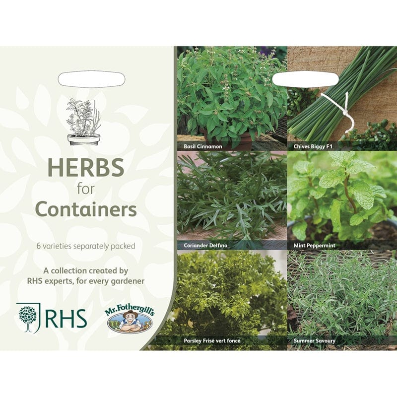 Fothergill's RHS Herbs for Containers Collection Seeds