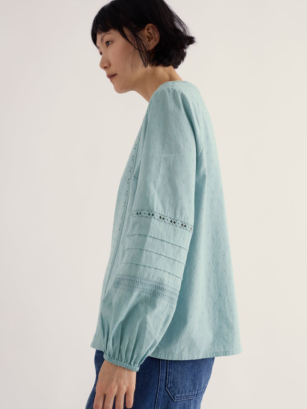 Seasalt Womens Fountain Grass Organic Cotton Top