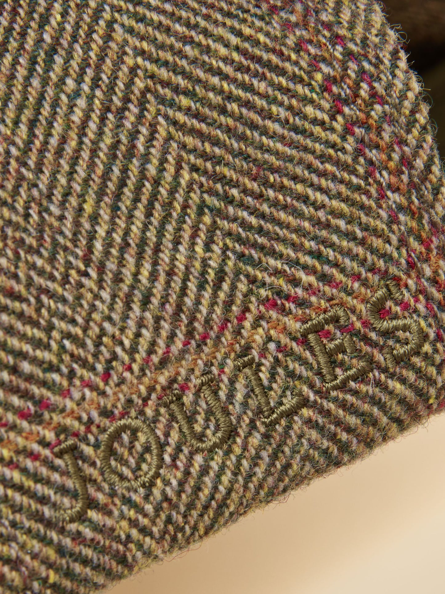Joules Perry Tweed Baseball Cap