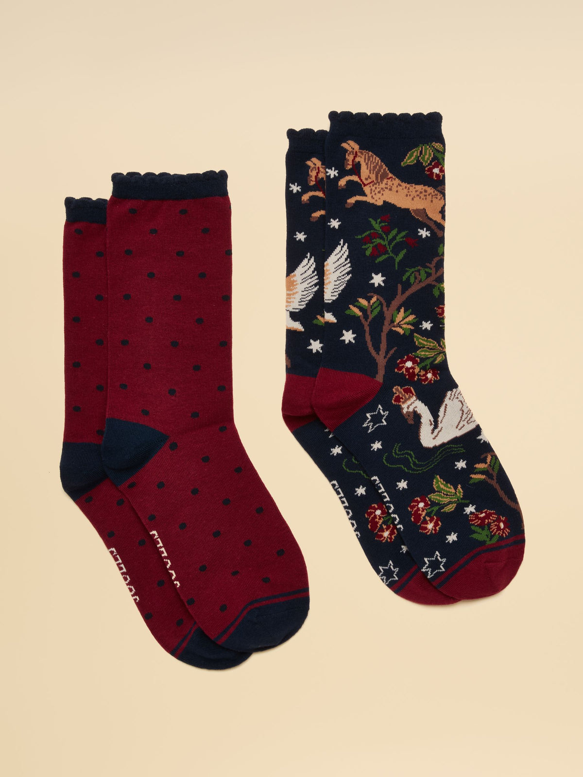 Joules Everyday Women's 2 Pack Socks