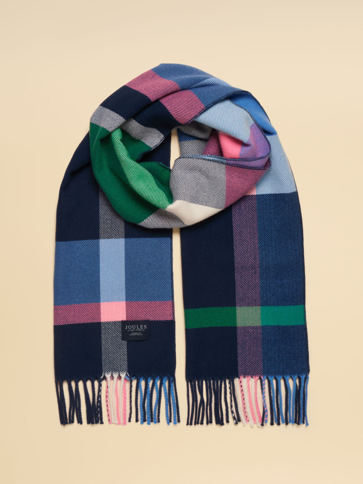 Joules Langtree Check Scarf