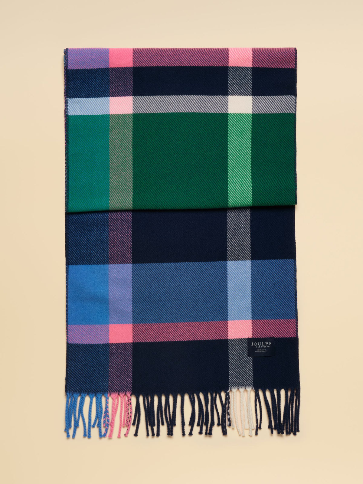 Joules Langtree Check Scarf