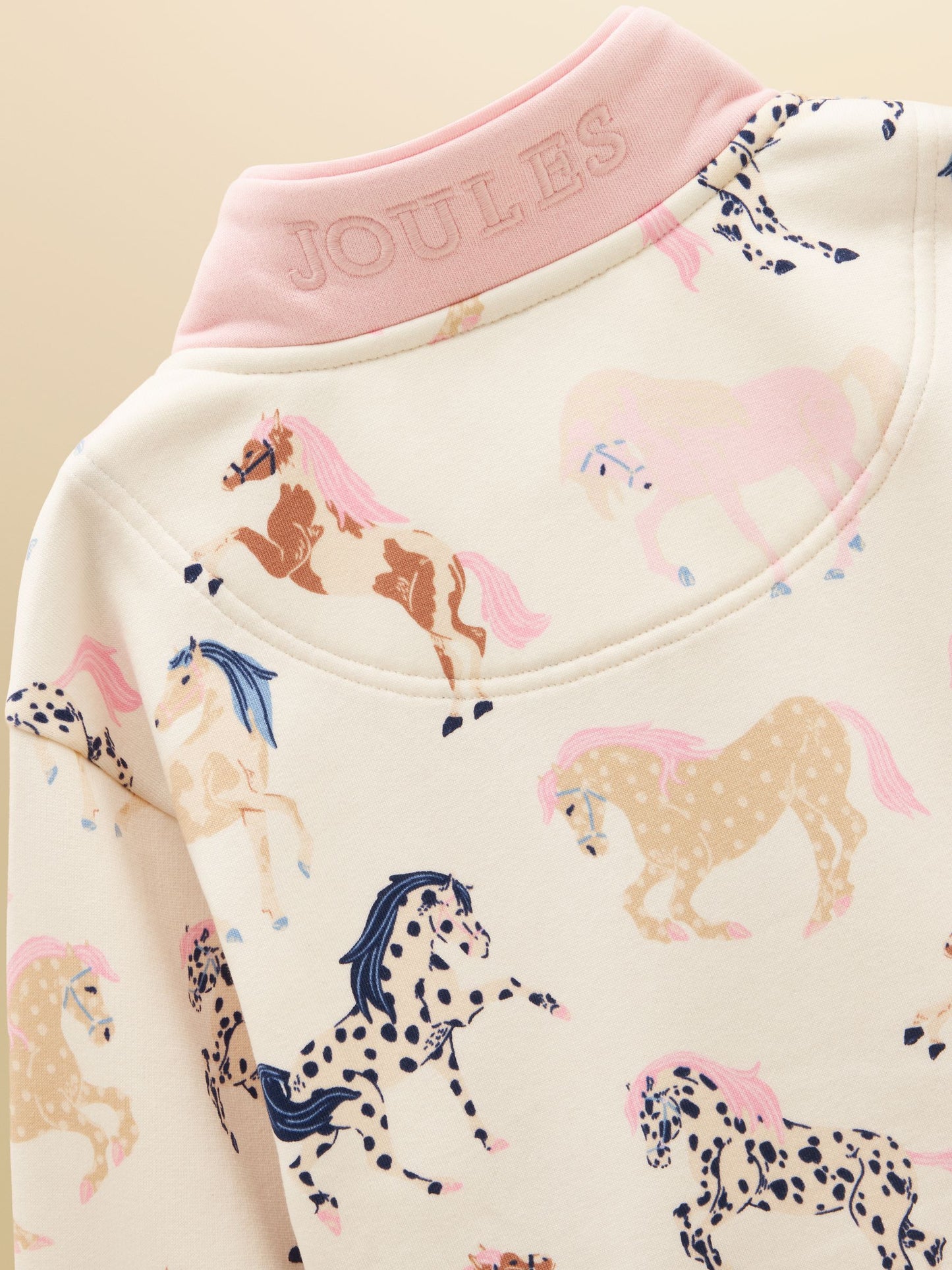 Joules Girls Burnham Funnel Neck Sweatshirt