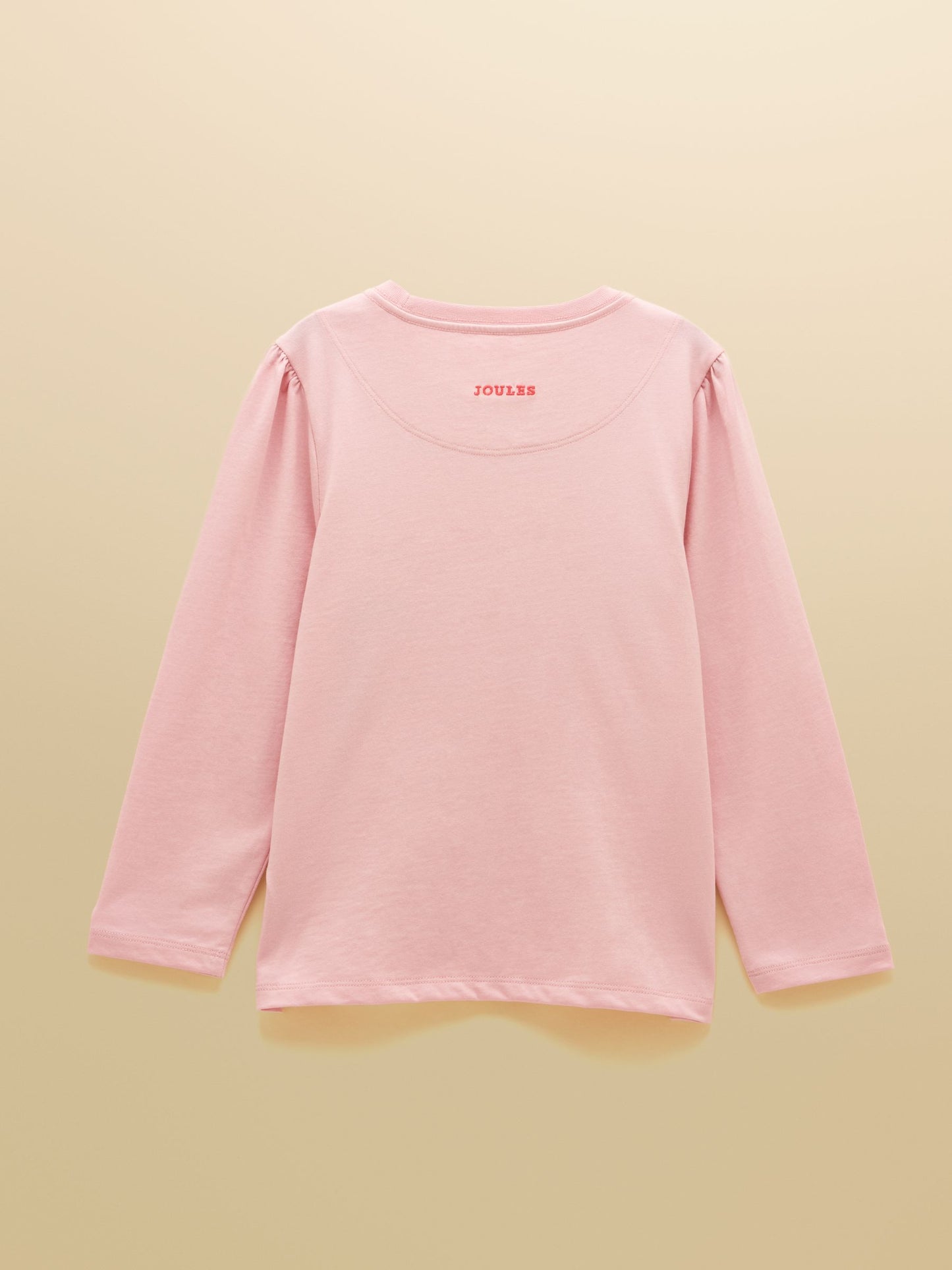 Joules Girls Ava Applique Long Sleeve Top