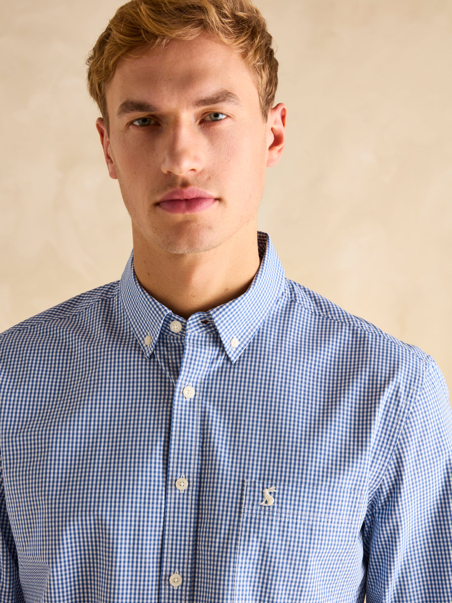 Joules Poplin Gingham Check Classic Fit Shirt
