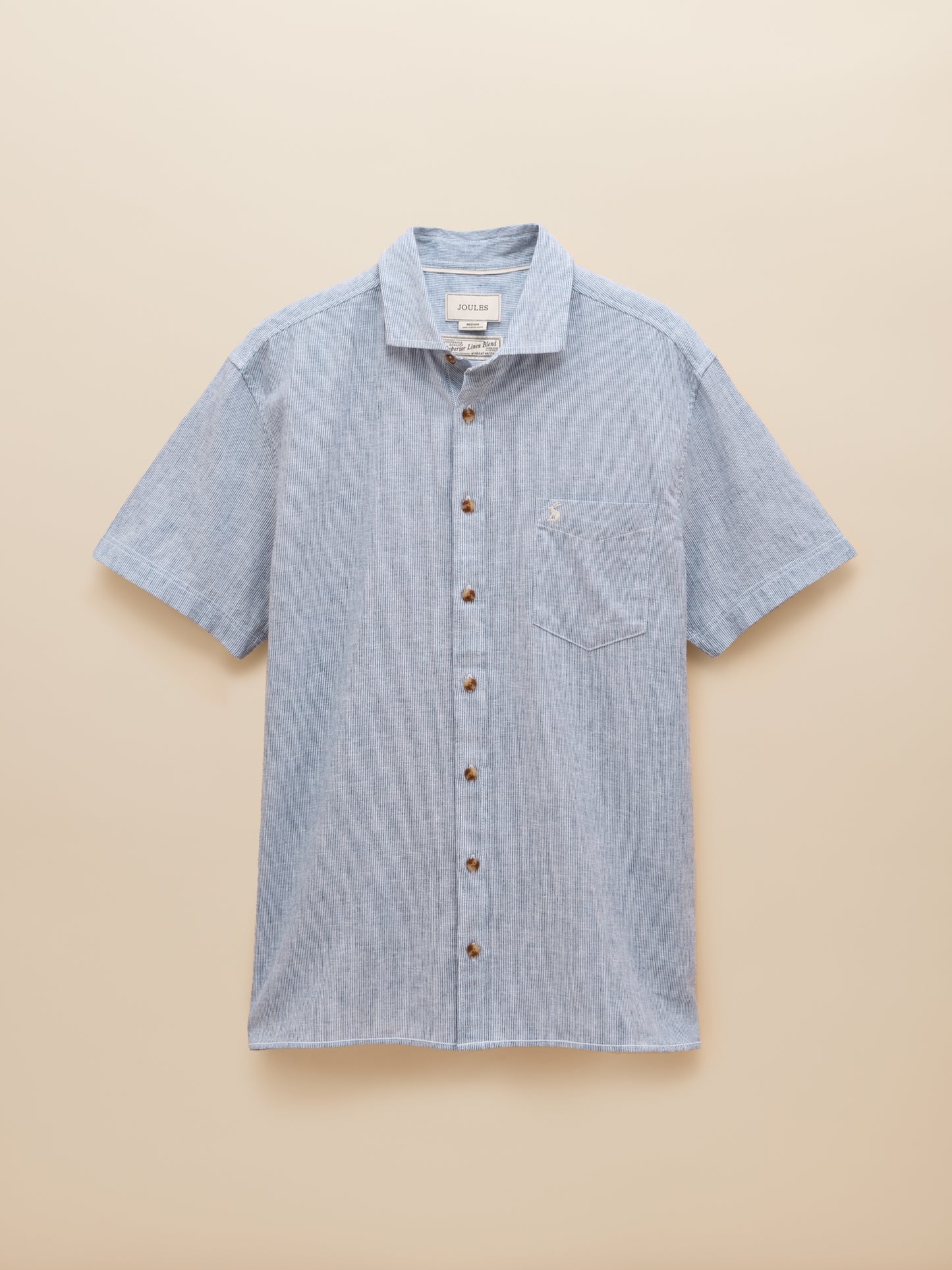 Joules Short-Sleeve Linen Shirt