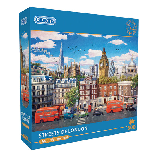 Gibsons Streets of London 500 Piece Jigsaw Puzzle