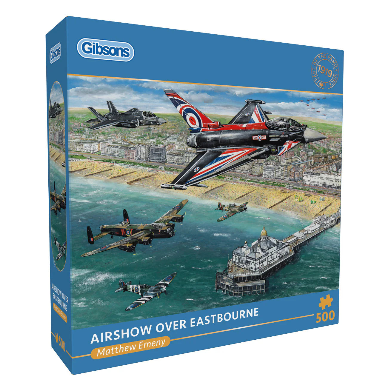 Gibsons Airshow Over Eastbourne 500 Piece Jigsaw