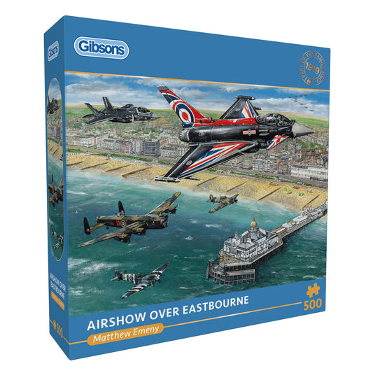 Gibsons Airshow Over Eastbourne 500 Piece Jigsaw