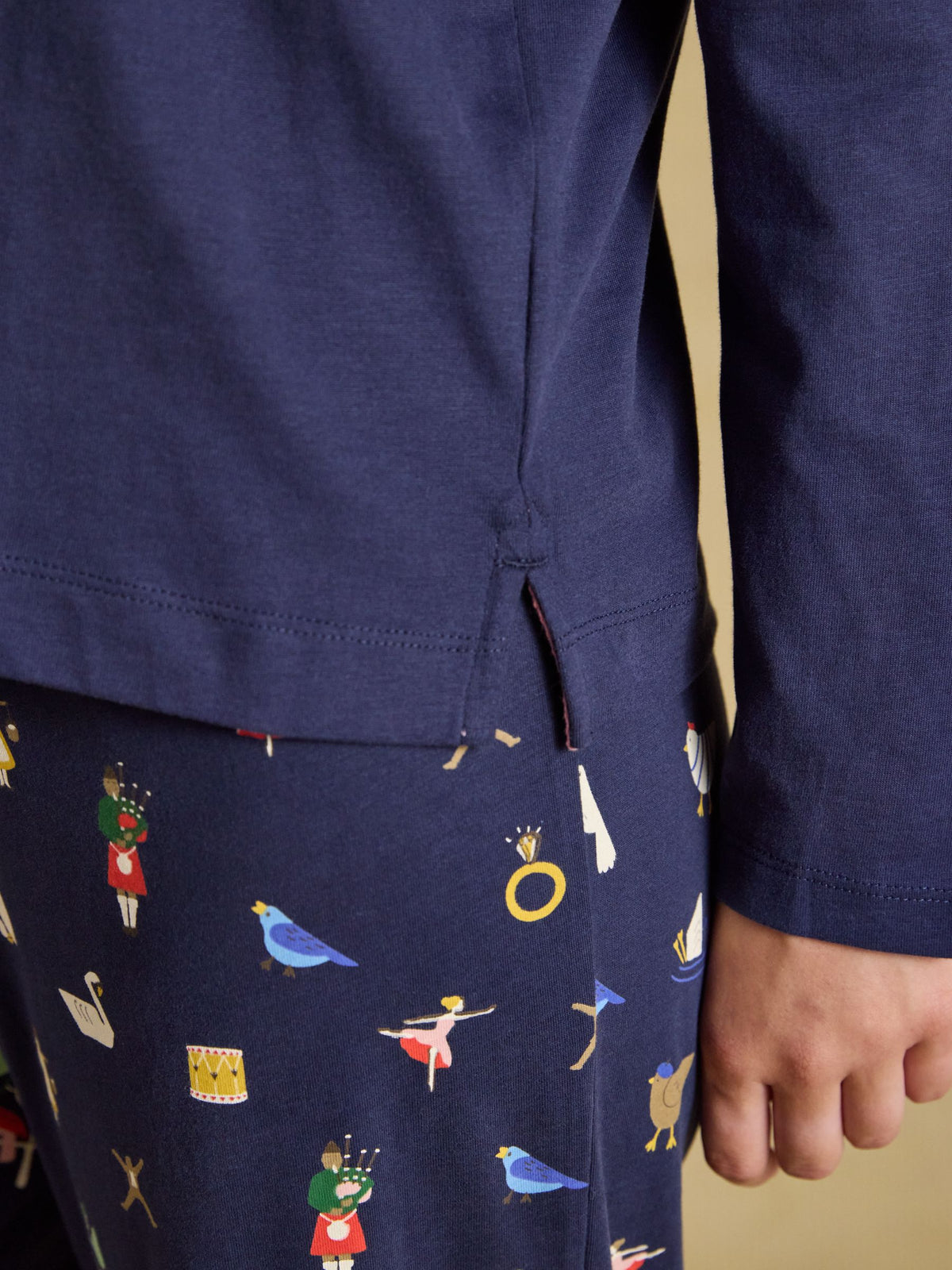 Joules Lyla Long Sleeve Jersey Cotton Pyjama Set