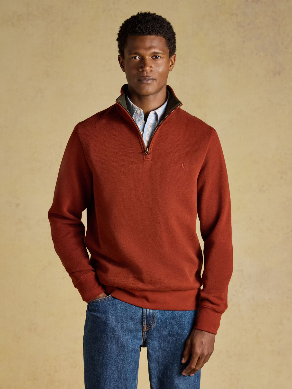 Joules Alistair Zip-Neck Sweatshirt