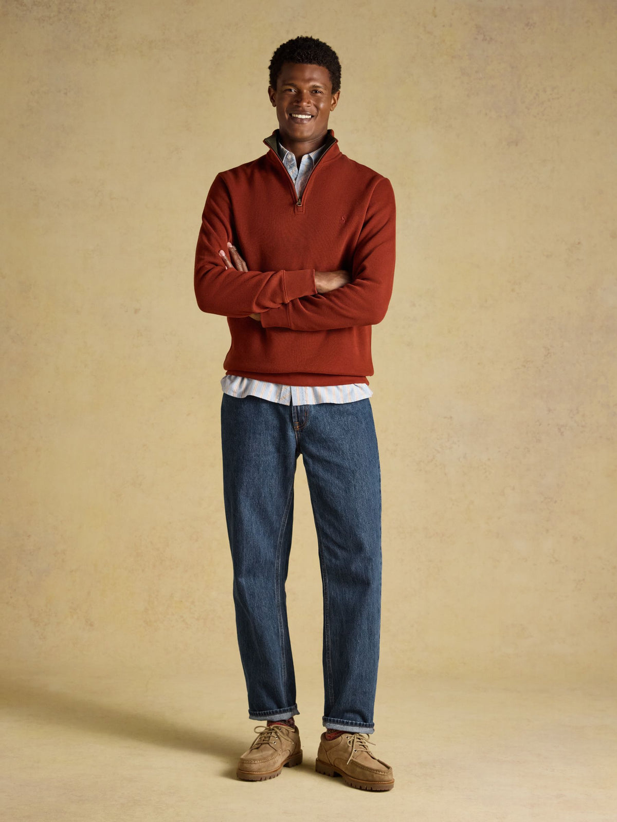 Joules Alistair Zip-Neck Sweatshirt
