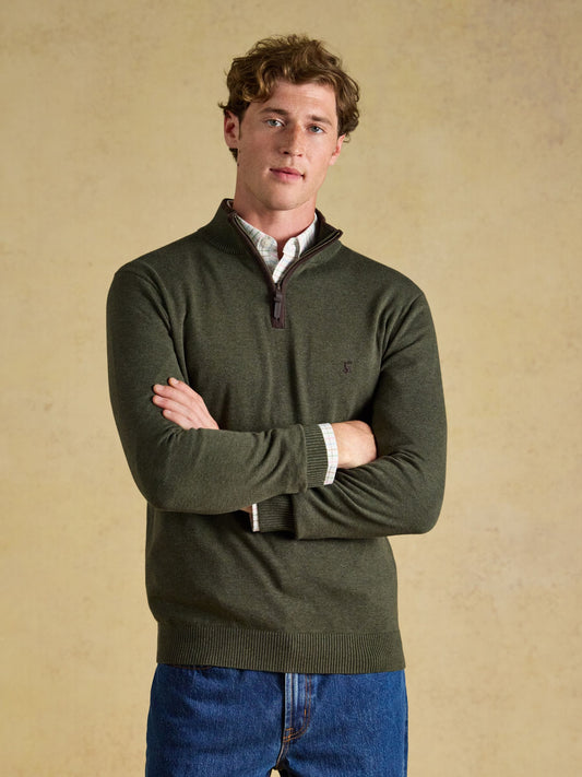 Joules Hillside Quarter Zip Knitted Jumper