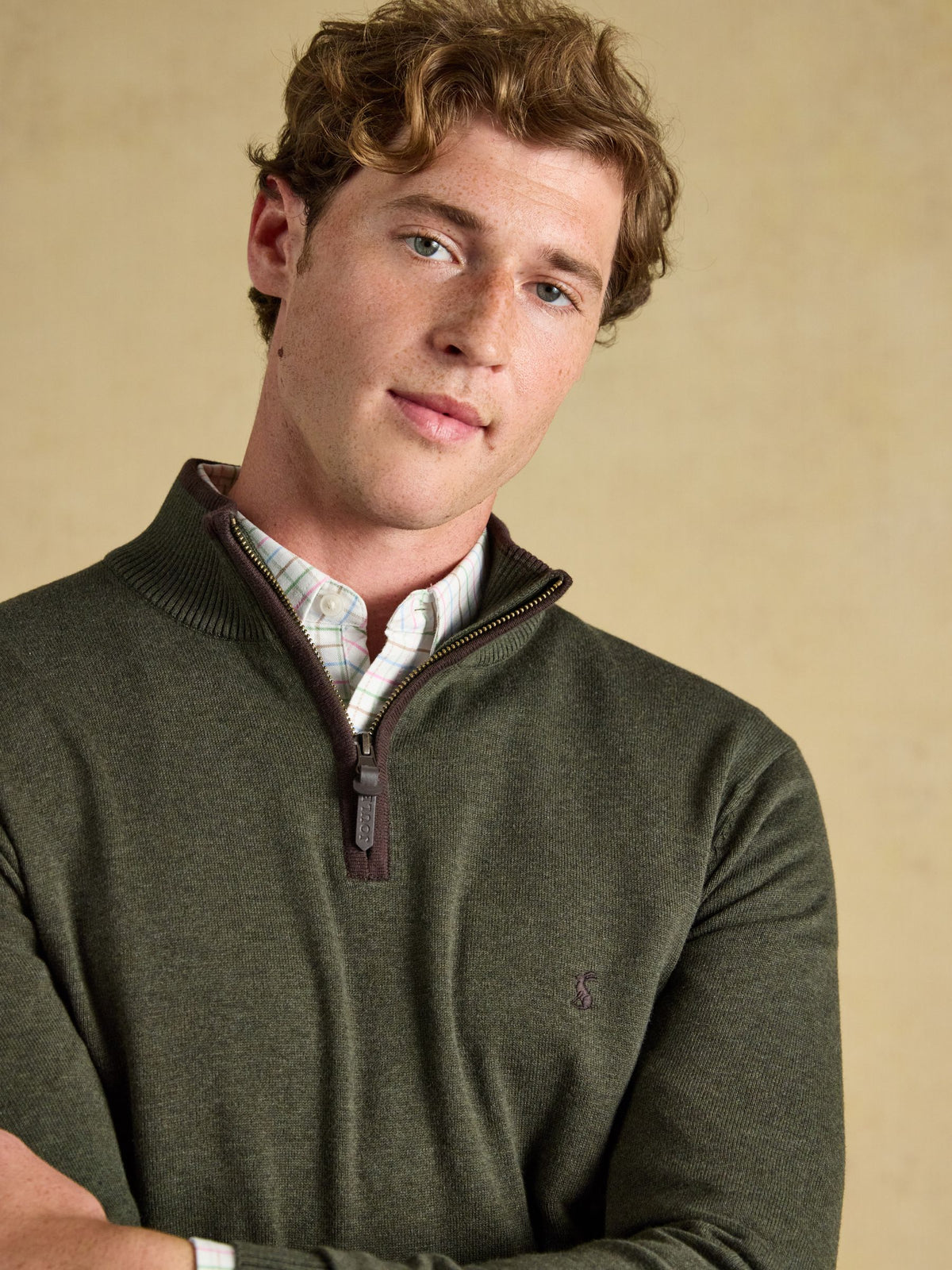 Joules Hillside Quarter Zip Knitted Jumper