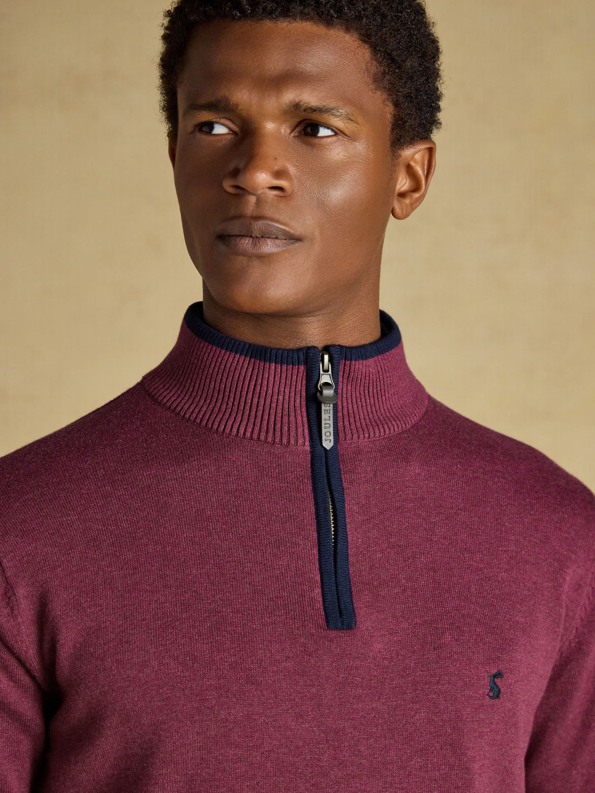Joules Hillside Quarter Zip Knitted Jumper