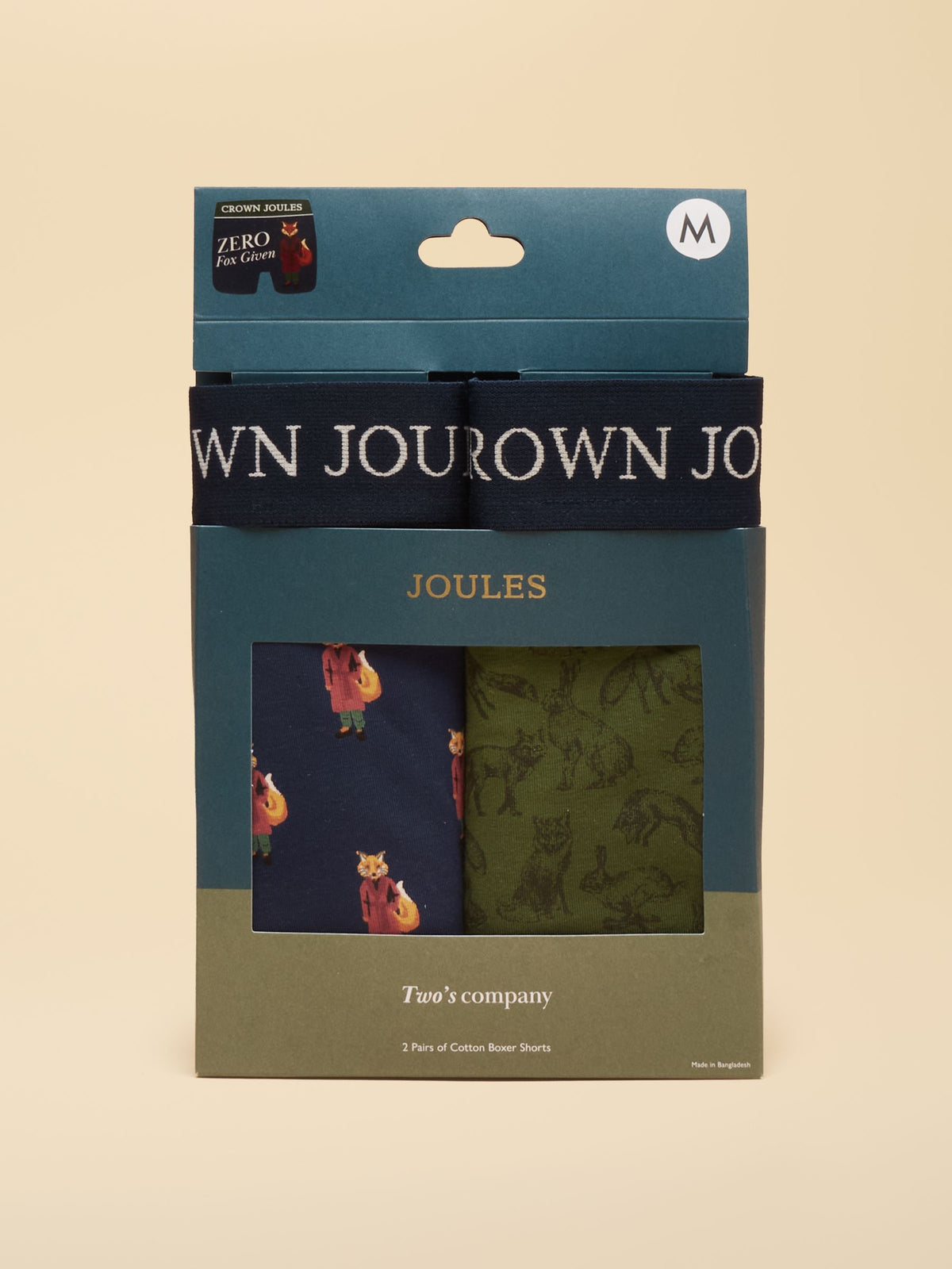Joules Crown Joules Cotton Boxers 2 Pack