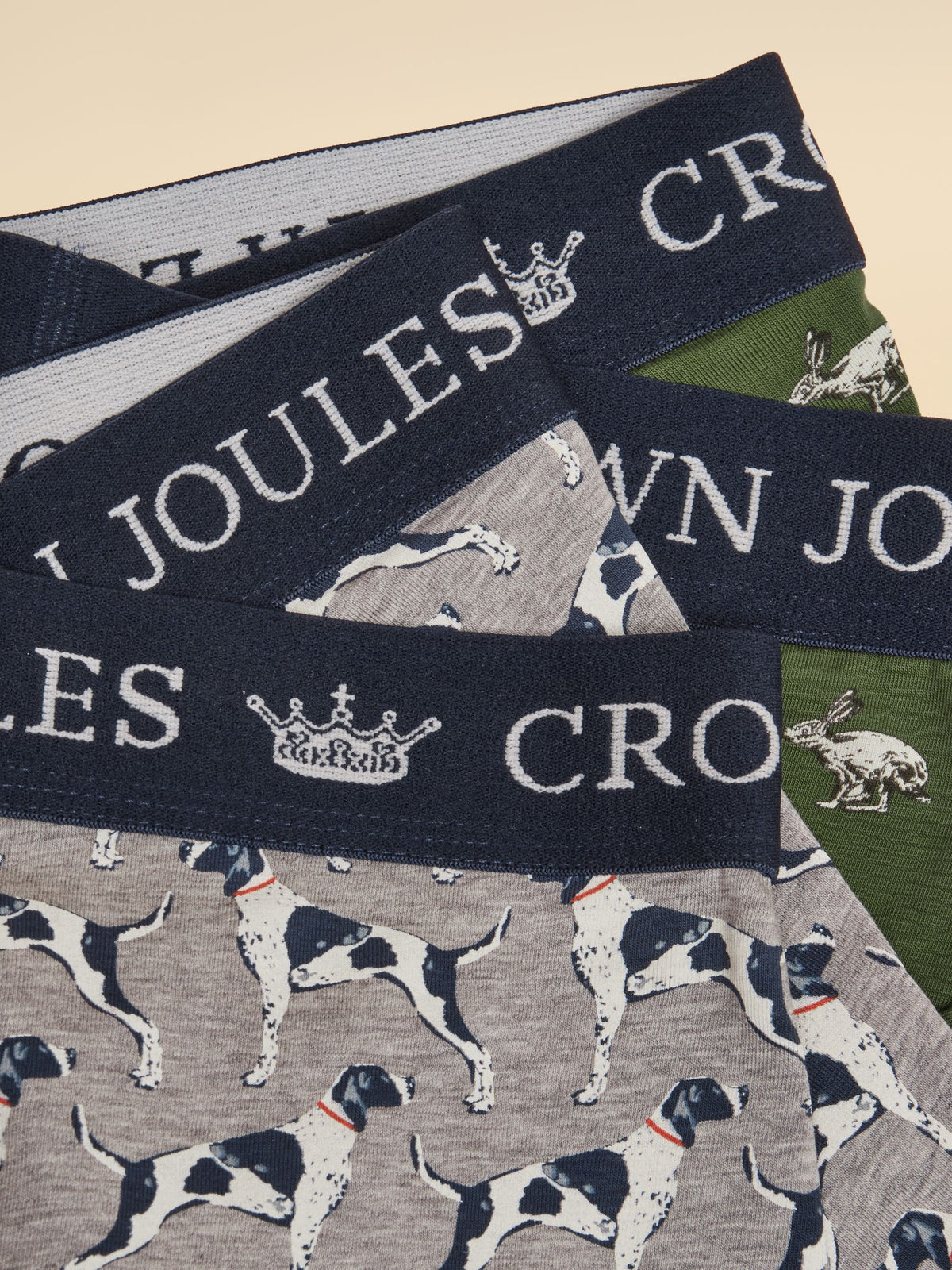 Joules Crown Joules Cotton Boxers 2 Pack
