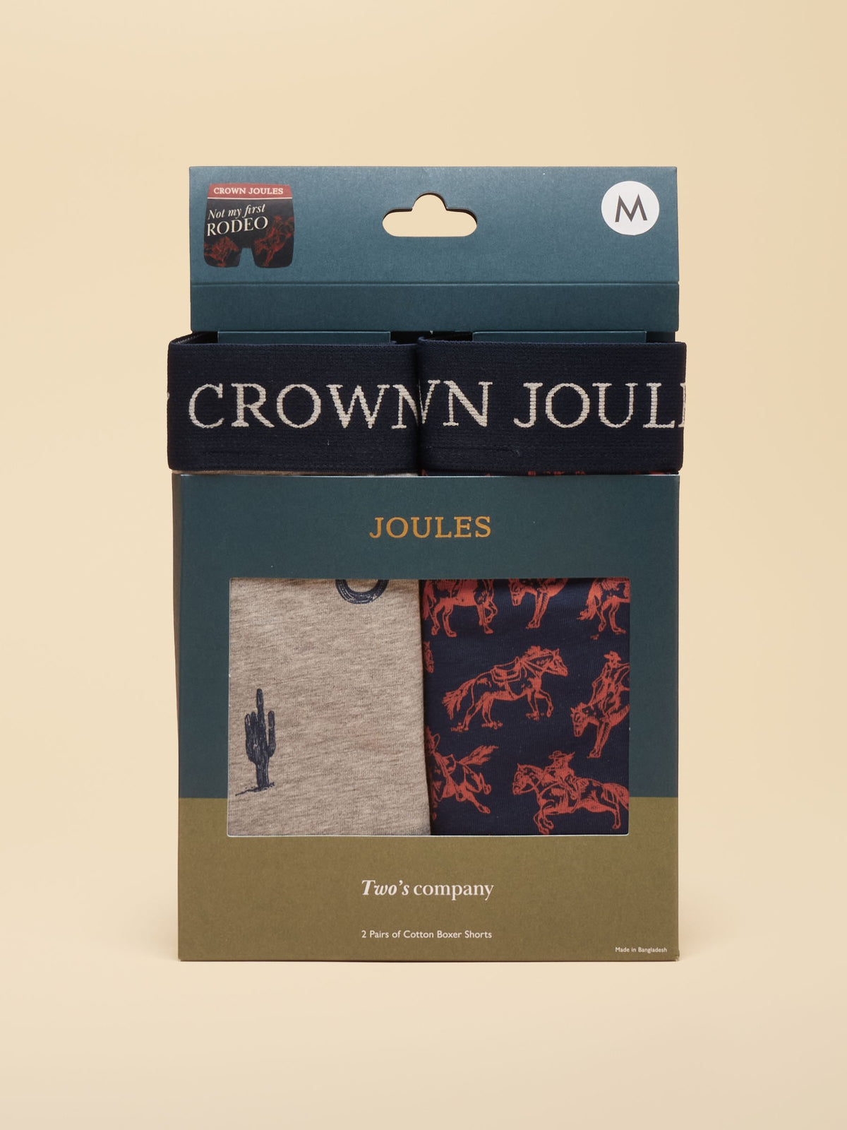 Joules Crown Joules Cotton Boxers 2 Pack