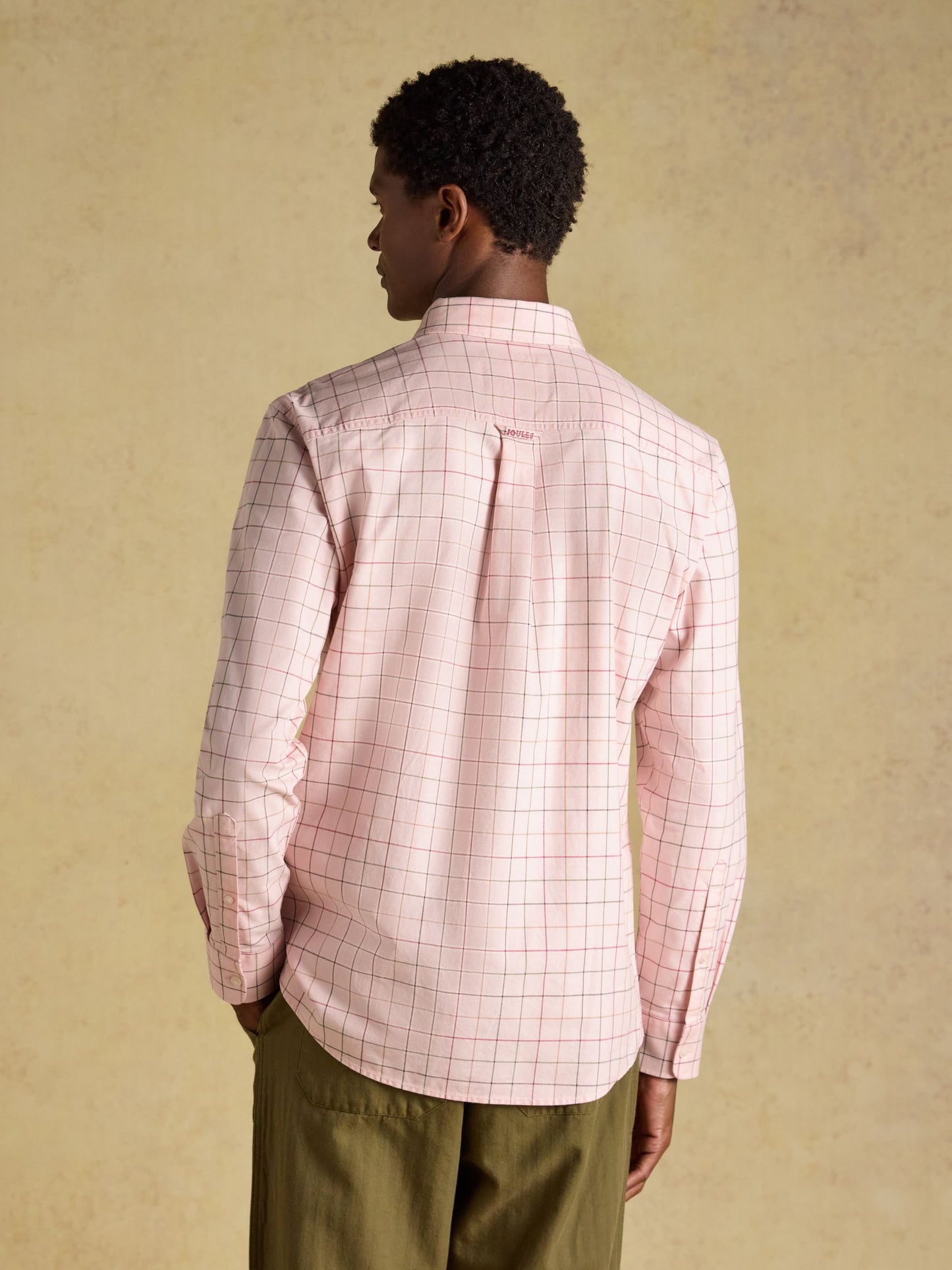 Joules Checked Classic Fit Cotton Oxford Shirt