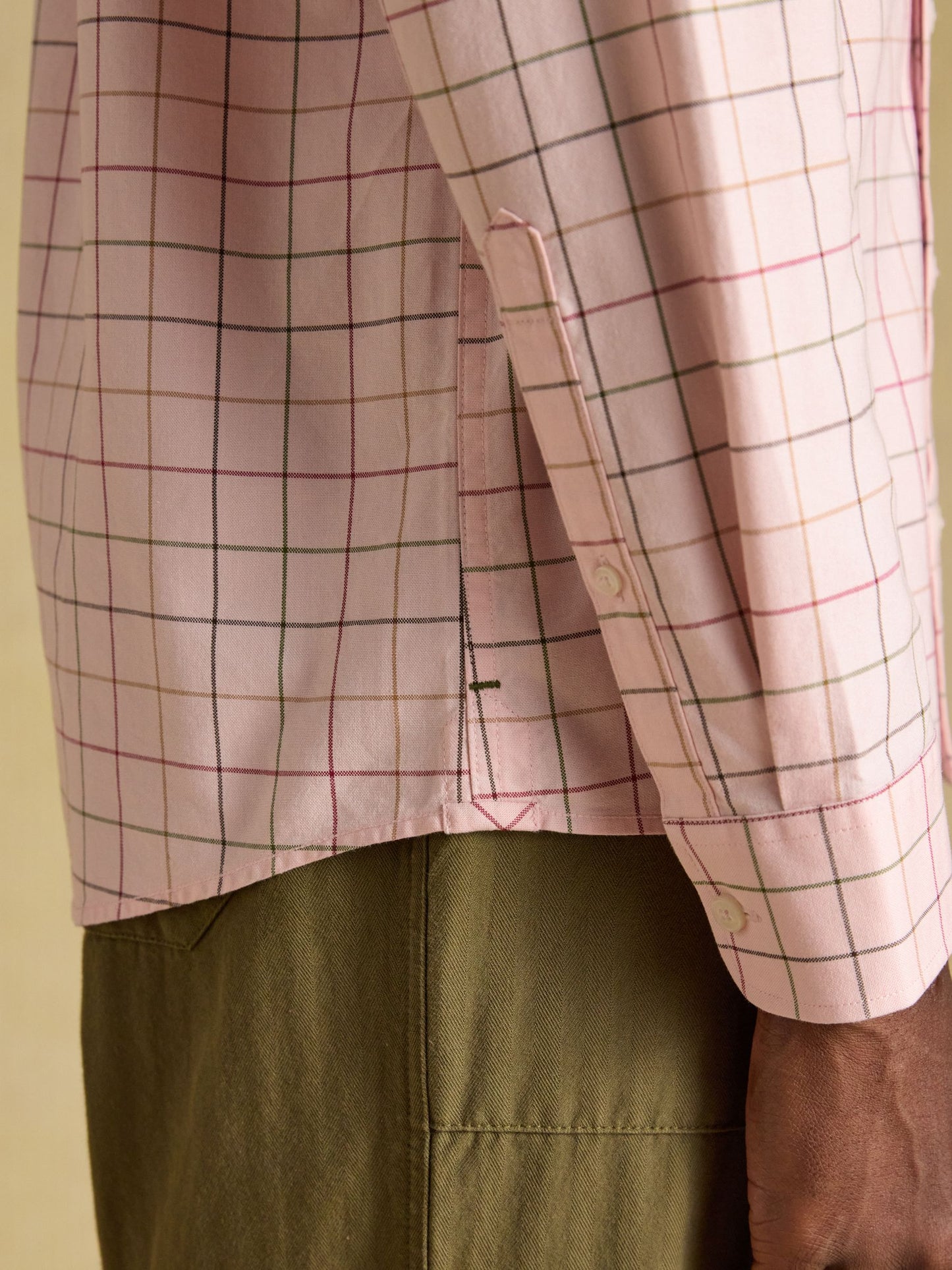 Joules Checked Classic Fit Cotton Oxford Shirt