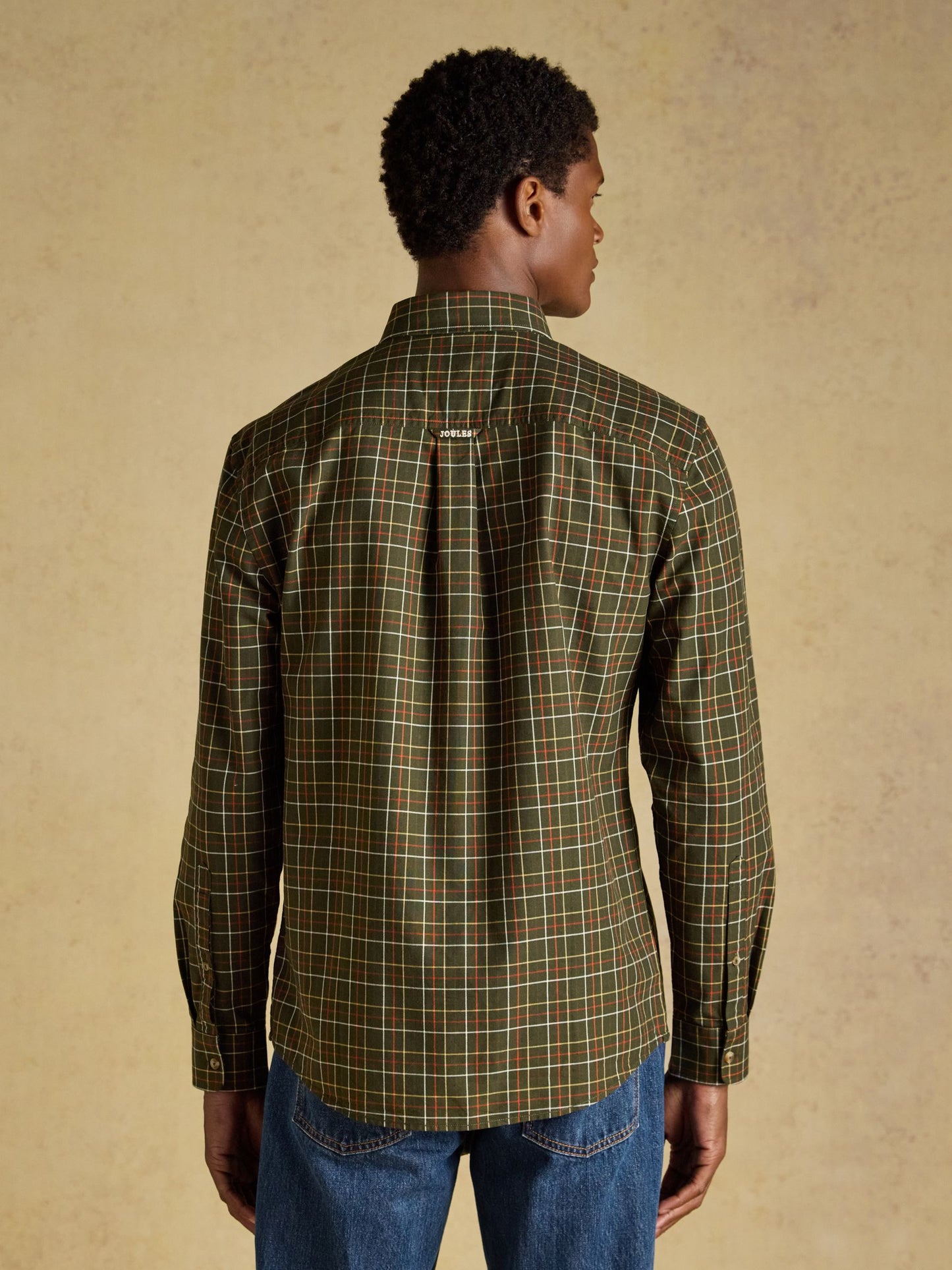 Joules Checked Classic Fit Cotton Oxford Shirt