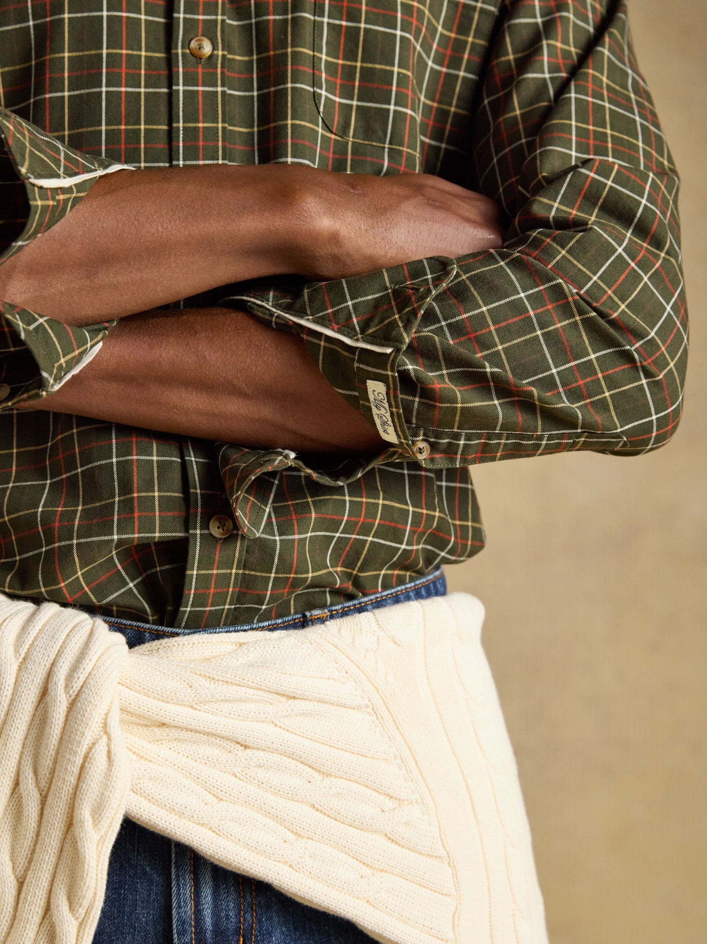 Joules Checked Classic Fit Cotton Oxford Shirt