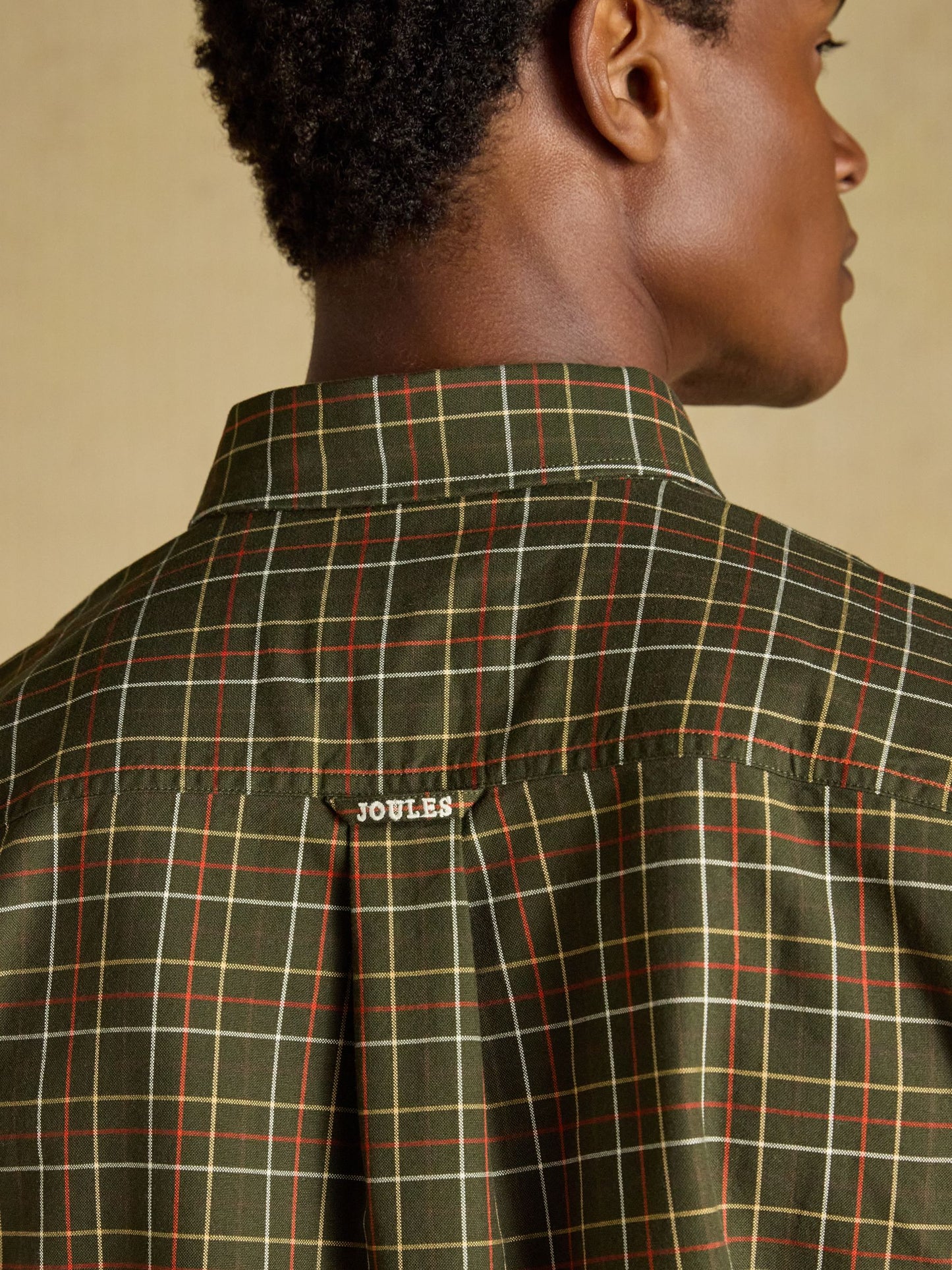 Joules Checked Classic Fit Cotton Oxford Shirt