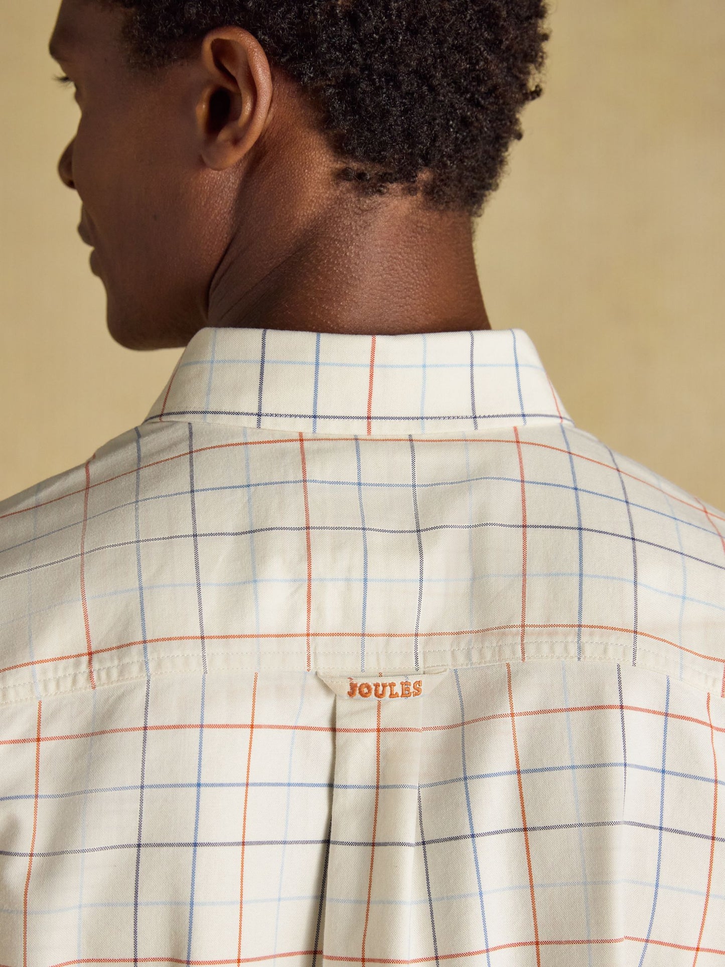 Joules Checked Classic Fit Cotton Oxford Shirt