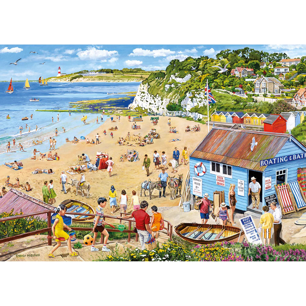 Gibsons Wish You Were Here 4 x 500 Piece Jigsaw Puzzle
