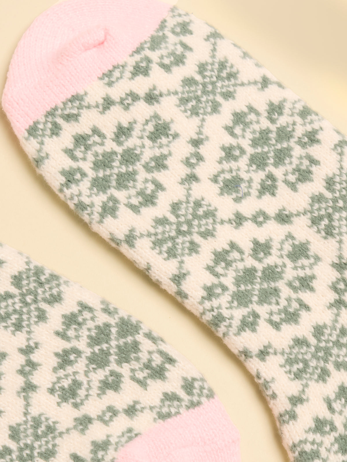 Joules Womens Cosy Intarsia Fleece Boot Socks
