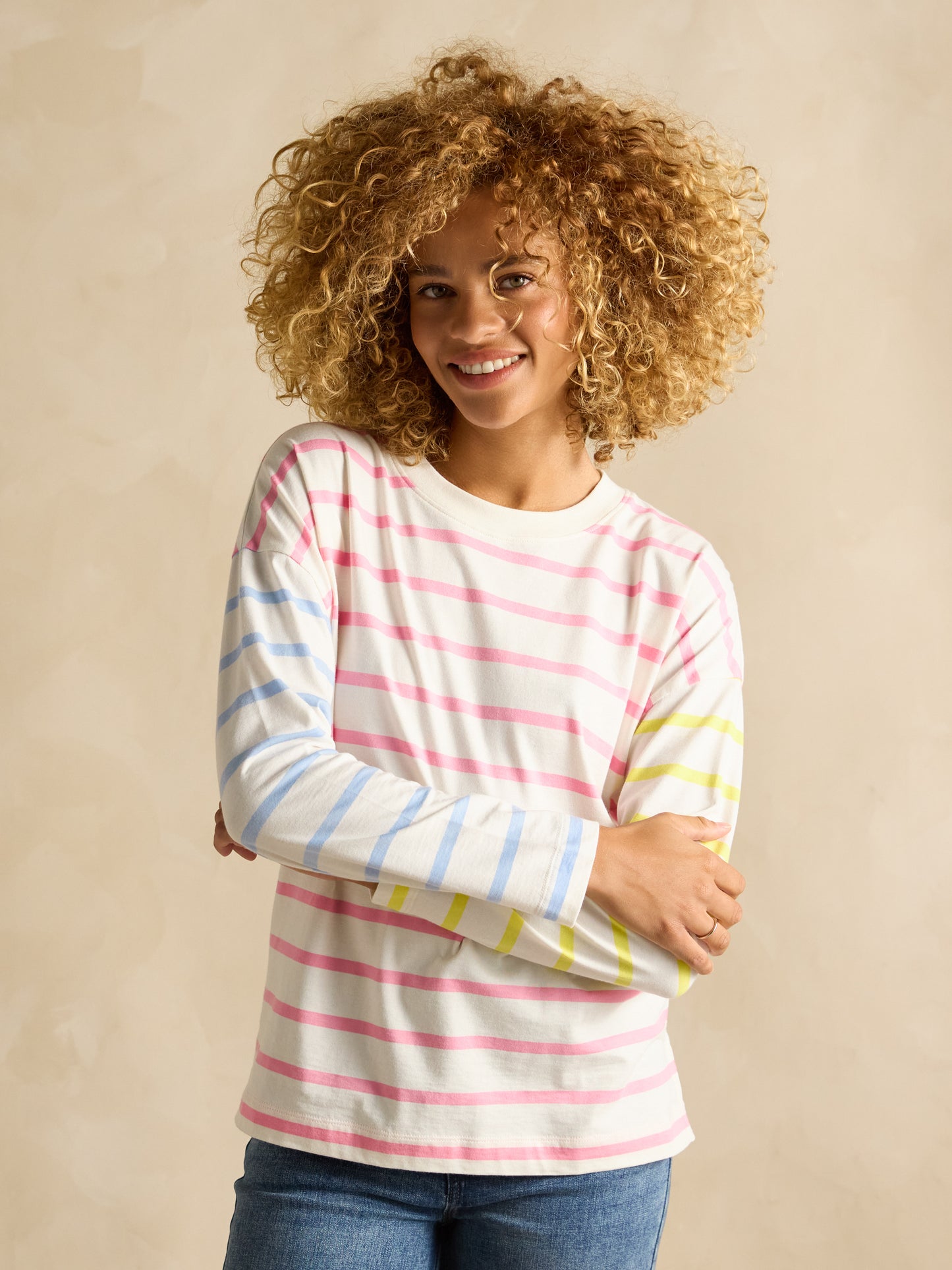 Joules Ellie Long Sleeve Jersey Top