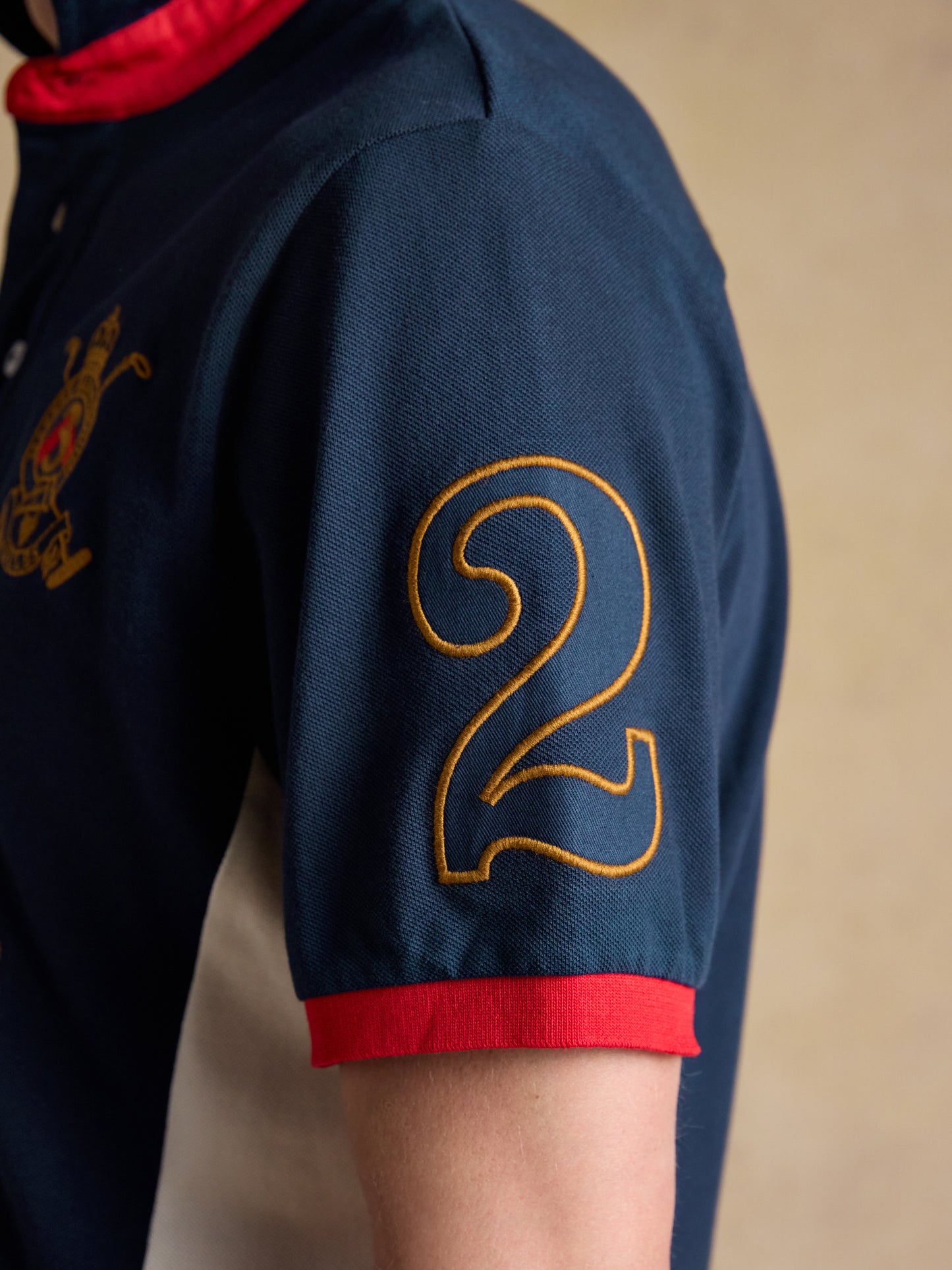 Joules Embellished Polo Shirt