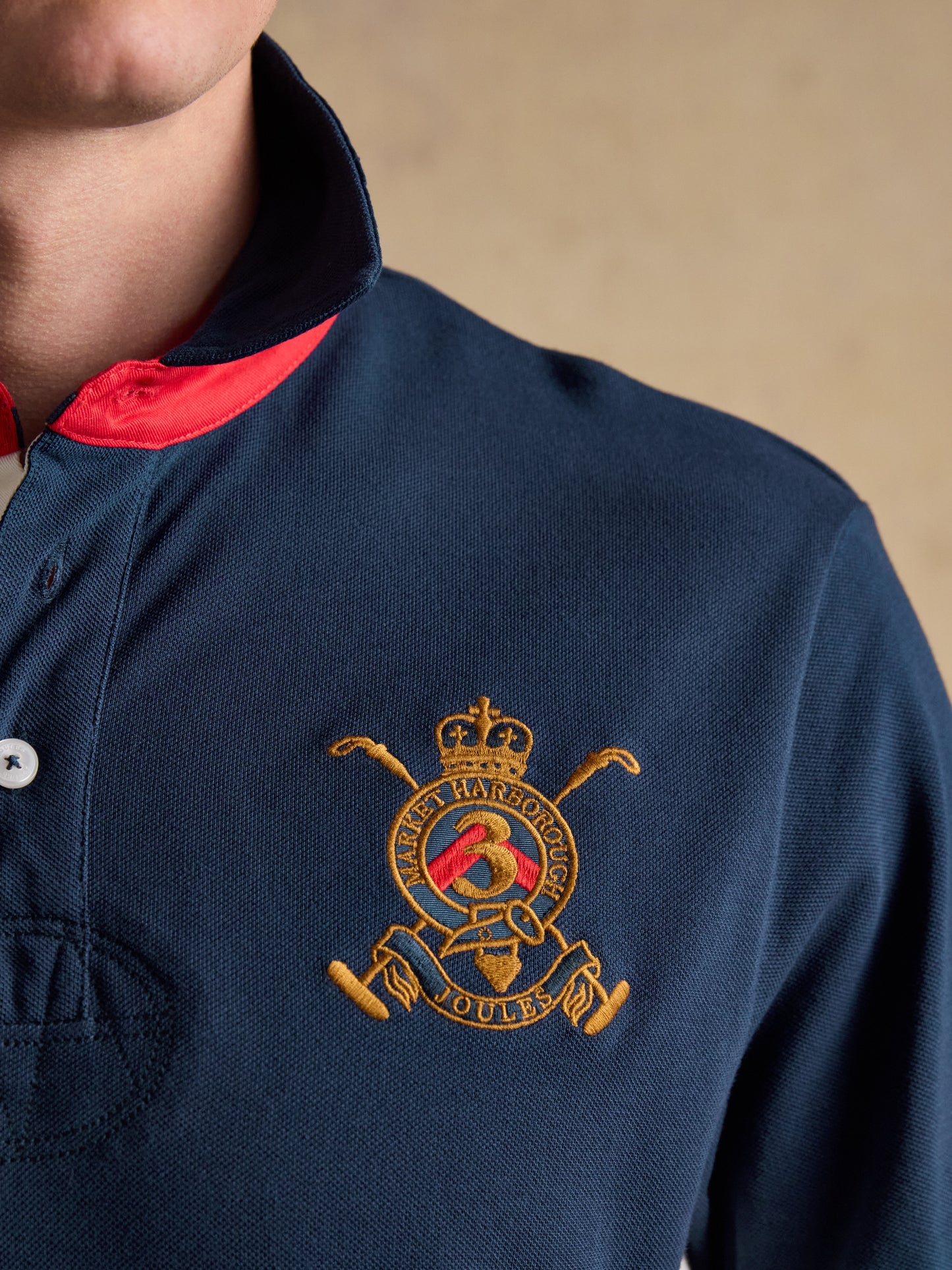 Joules Embellished Polo Shirt