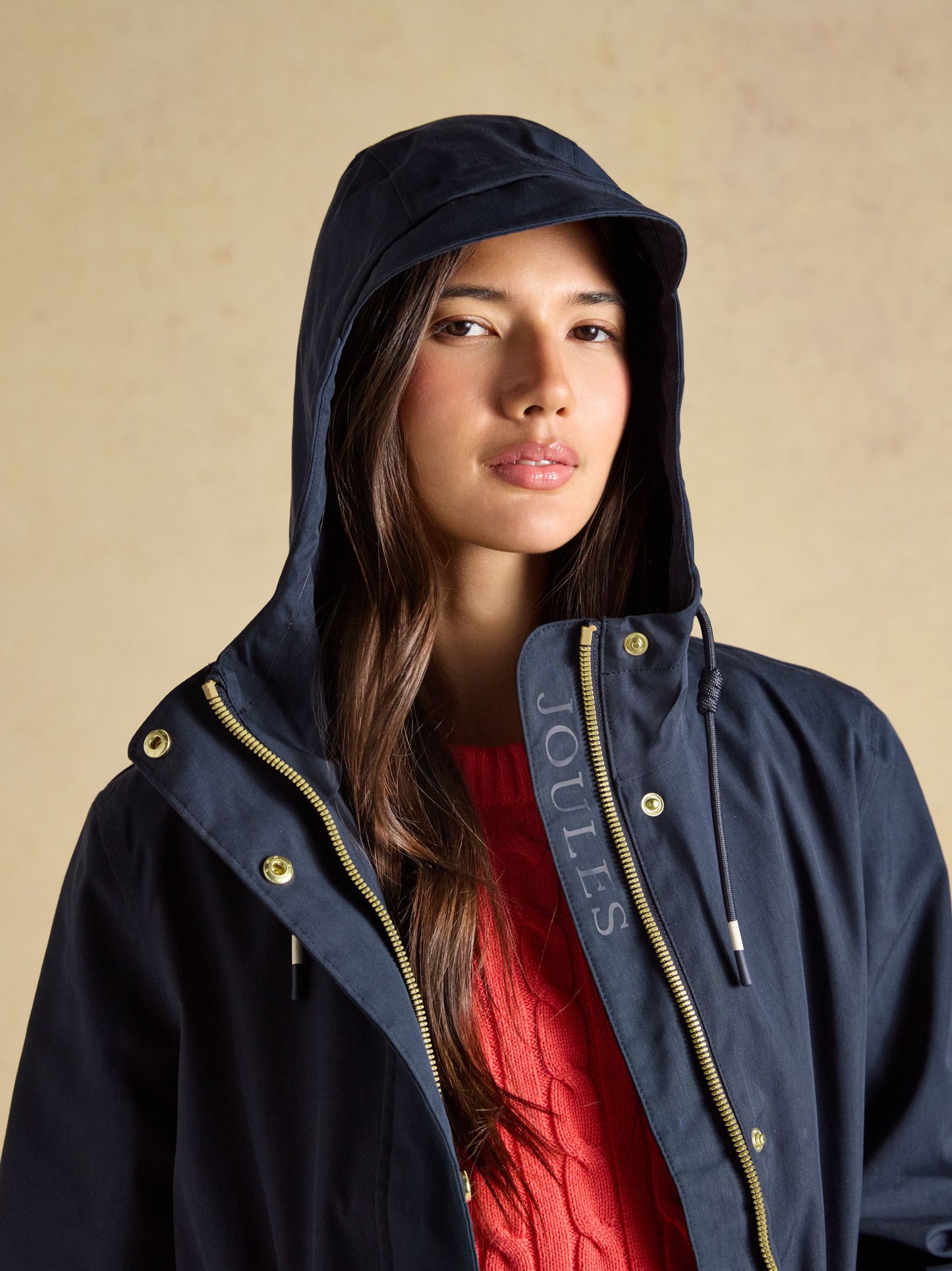 Joules Portwell Waterproof Raincoat with Hood
