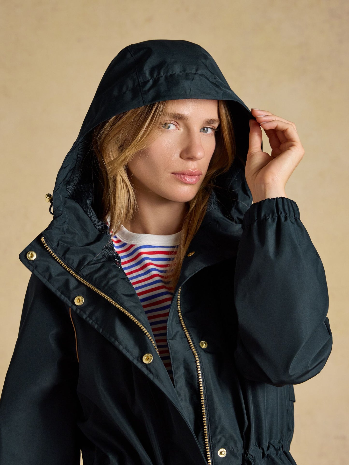 Joules Everdry Waterproof Packable Raincoat With Hood