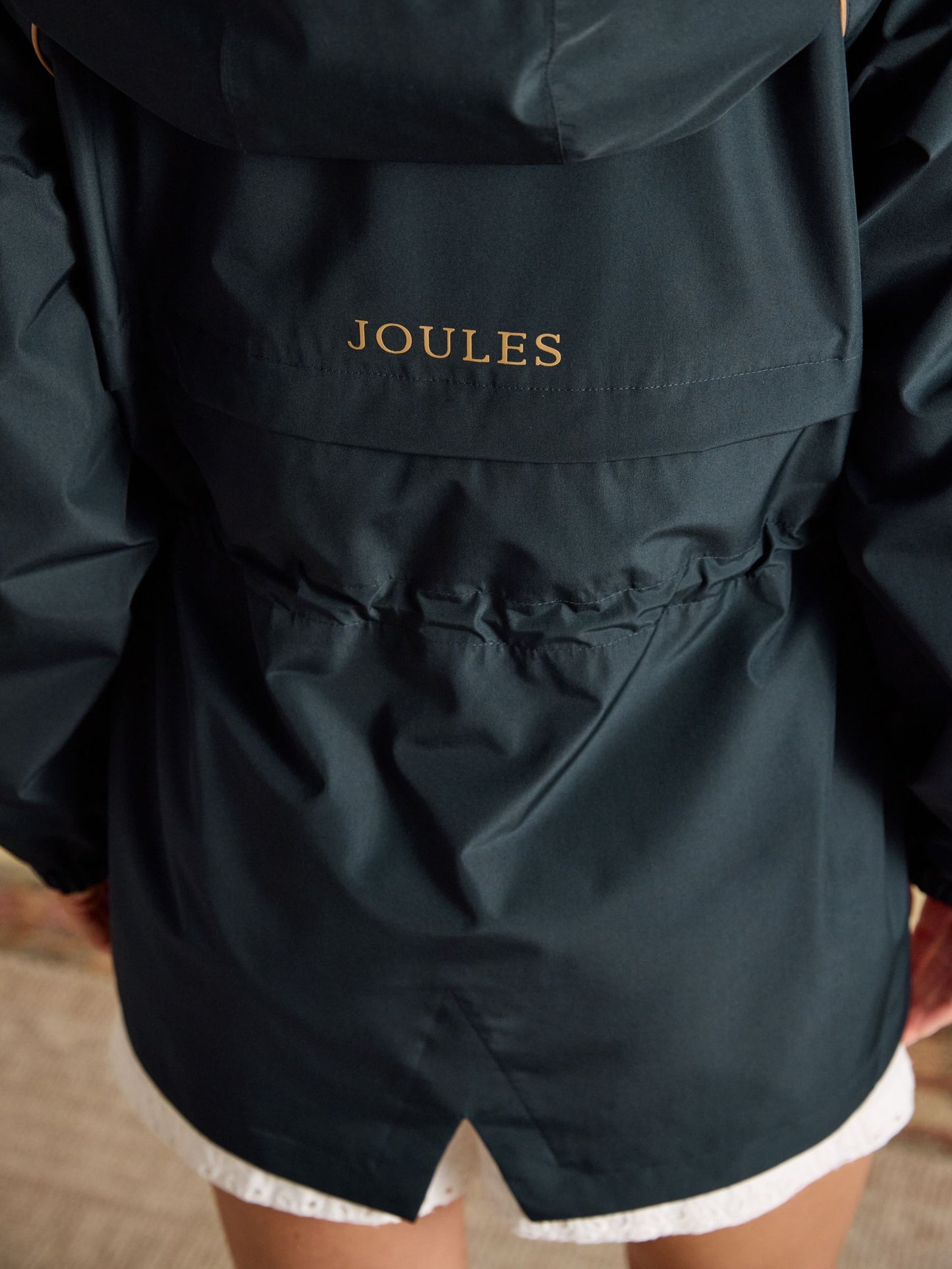 Joules Everdry Waterproof Packable Raincoat With Hood