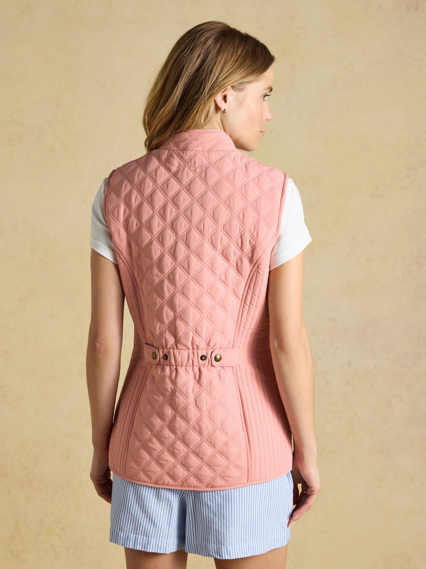 Joules Minx Showerproof Diamond Quilted Gilet
