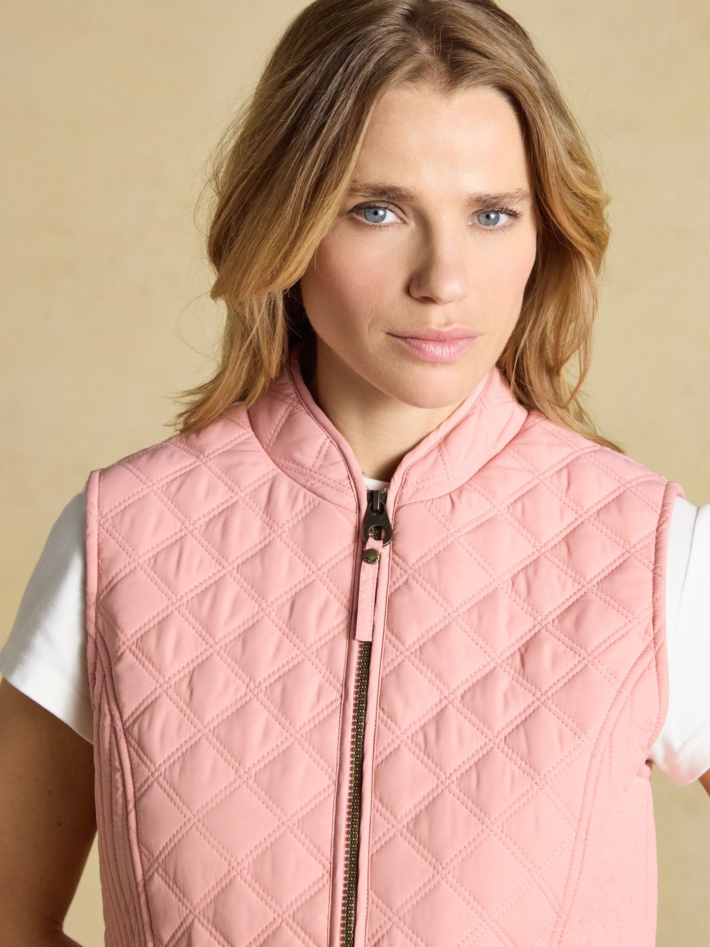 Joules Minx Showerproof Diamond Quilted Gilet